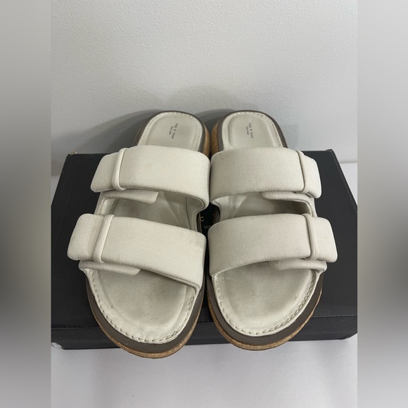 Rag and Bone Parque Slide - Padded Lycra in Beige Sustainable recycled 40/8.5 - Picture 2 of 6